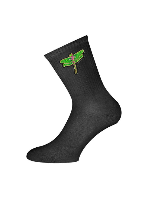 Socks Libelle Green Sportive - Black